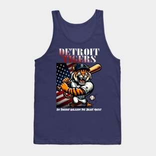 Detroit tigers american baseball Tank Top